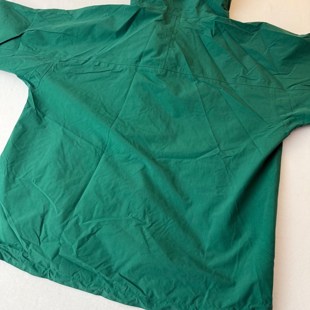 Eddie Bauer EBtek Mens XL Green Hooded Rain Jacket Sympatex Vintage 23701 - Picture 15 of 16